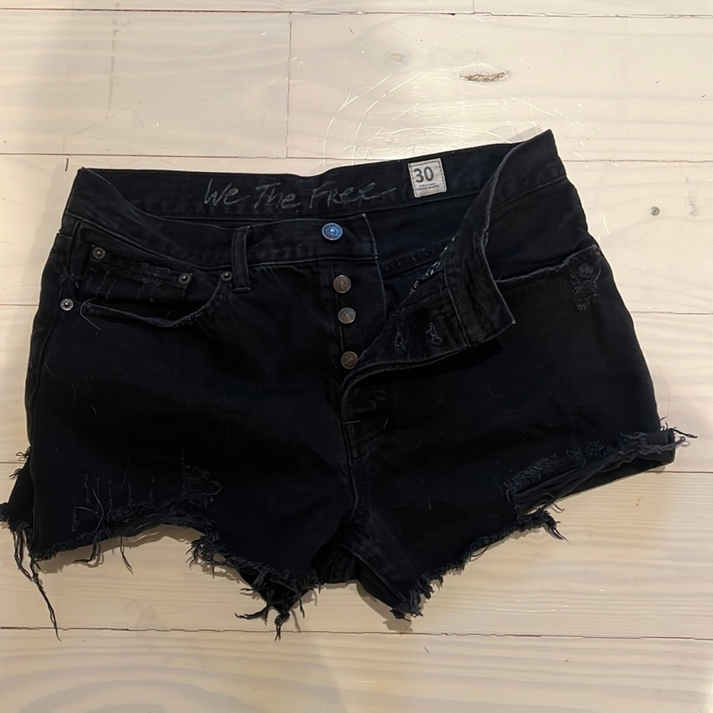 Free people jean shorts